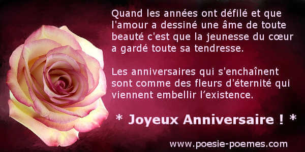 Texte Anniversaire Personne âgée