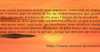 Sms romantique à son ex