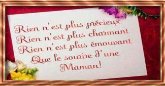 Beau message sms pour une mère