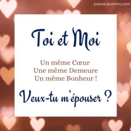 Poeme Pour Demande En Mariage Beaux Textes Pour Demander La Main