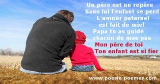 Papa je t'aime message d'un enfant