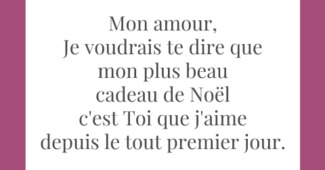 Souhait d'amour Joyeux Noël