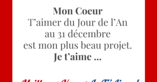 Carte joyeux Noël romantique à une fille ou un garçon