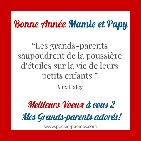 Citation bonne année grands-parents