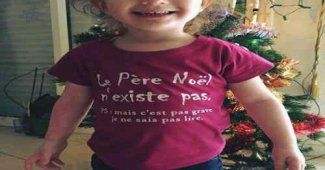 Message papa-Noël comique