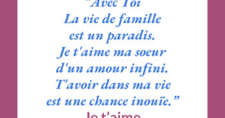 Sms anniversaire soeur