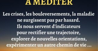 Une belle citation à envoyer en période de confinement pour le Coronavirus