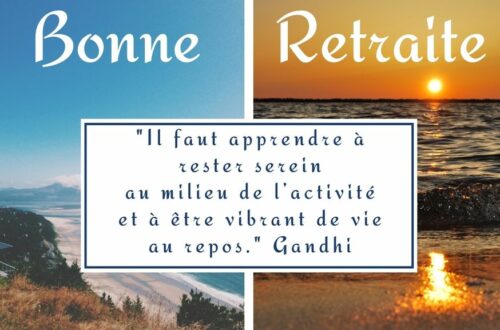 écrire une belle citation inspirante pour mot de carte de bonne retraite